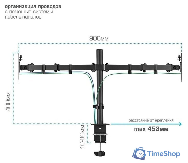 Кронштейн для монитора Kromax CASPER-508 - Изображение №10 — Интернет-магазин Time-Shop
