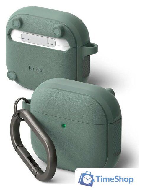 Чехол Ringke Onyx Magnetic для Airpods 4 Sage Green - Изображение №1 — Интернет-магазин Time-Shop