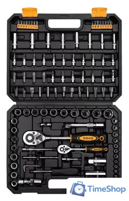 Универсальный набор инструментов Deko DKAT108 (108 предметов) - Изображение №3 — Интернет-магазин Time-Shop