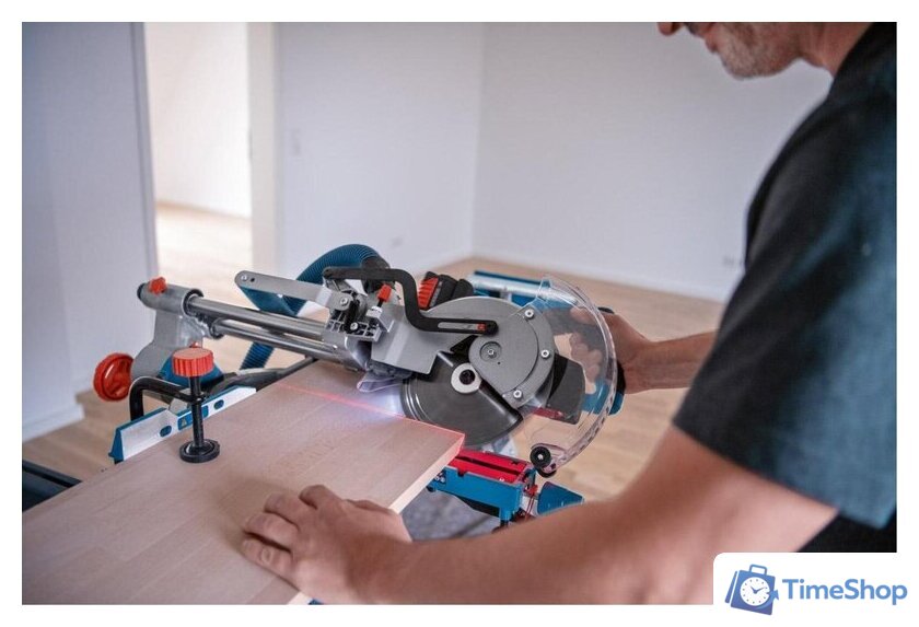 Торцовочная пила Bosch GCM 18V-216 D 0601B51000 (без АКБ) - Изображение №6 — Интернет-магазин Time-Shop