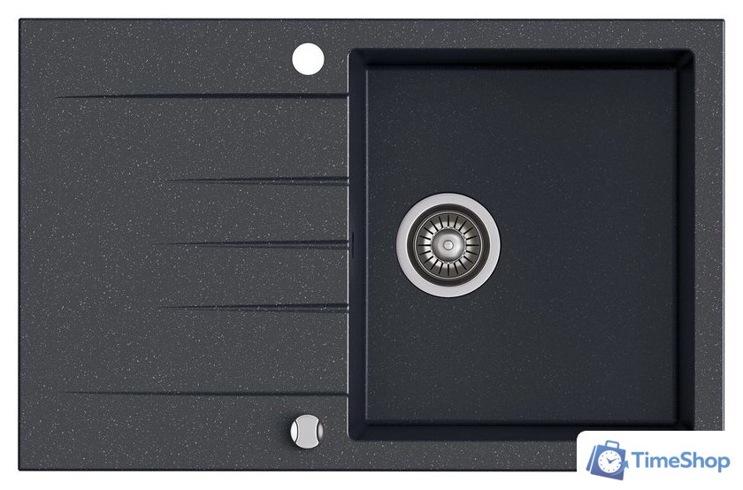 Кухонная мойка Kernau KGS V 45A 1B1D Black Metallic - Изображение №1 — Интернет-магазин Time-Shop
