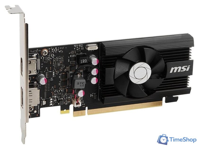 Видеокарта MSI GeForce GT 1030 OC LP 2GB DDR4 - Изображение №2 — Интернет-магазин Time-Shop