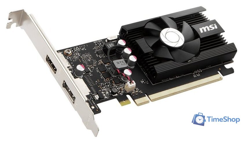 Видеокарта MSI GeForce GT 1030 OC LP 2GB DDR4 - Изображение №3 — Интернет-магазин Time-Shop