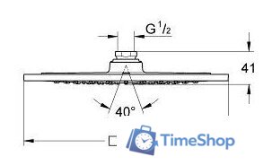 Верхний душ Grohe Rainshower F-Series 10