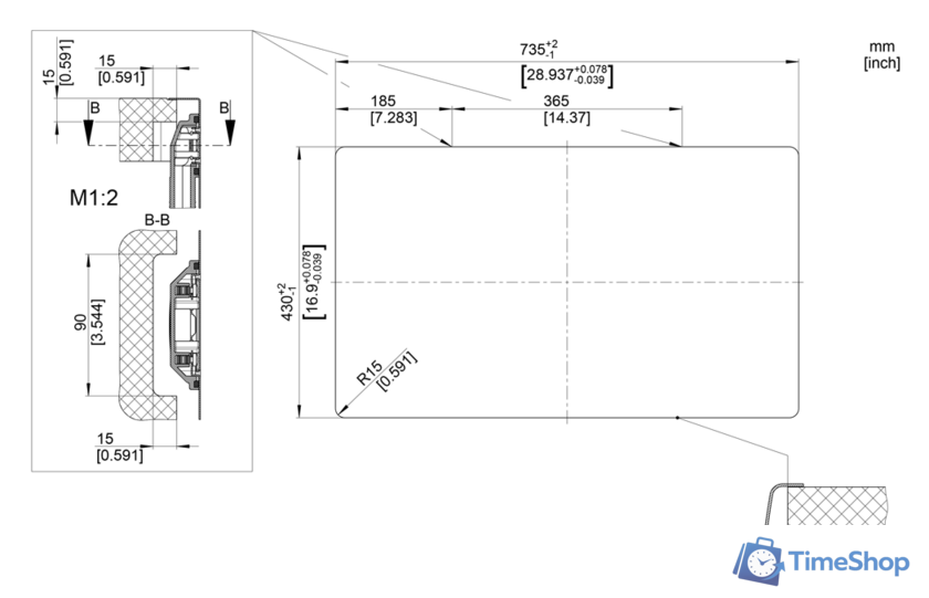 Кухонная мойка Blanco Andano 340/340-IF (без клапана-автомата) - Изображение №6 — Интернет-магазин Time-Shop