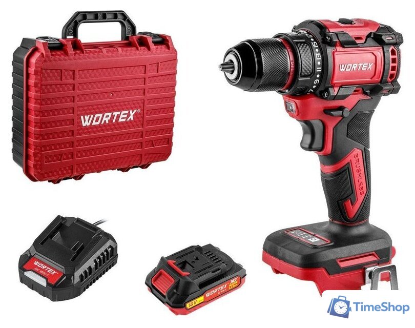 Дрель-шуруповерт Wortex BD 2025 DLi ALL1 1329835 (с 1-им АКБ, кейс) - Изображение №1 — Интернет-магазин Time-Shop