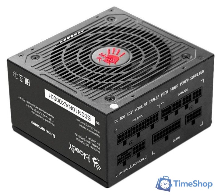 Блок питания A4Tech Bloody BD-PS750G-M - Изображение №1 — Интернет-магазин Time-Shop