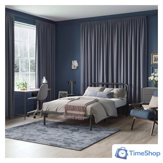 Кровать Домаклево Мира 120x200 (черный) - Изображение №4 — Интернет-магазин Time-Shop