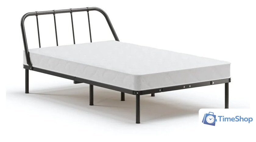 Кровать Домаклево Мира 120x200 (черный) - Изображение №2 — Интернет-магазин Time-Shop