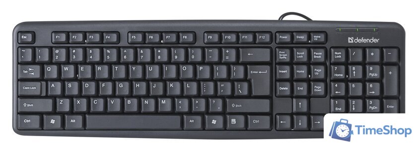 Клавиатура Defender Element HB-520 USB (черный) - Изображение №1 — Интернет-магазин Time-Shop