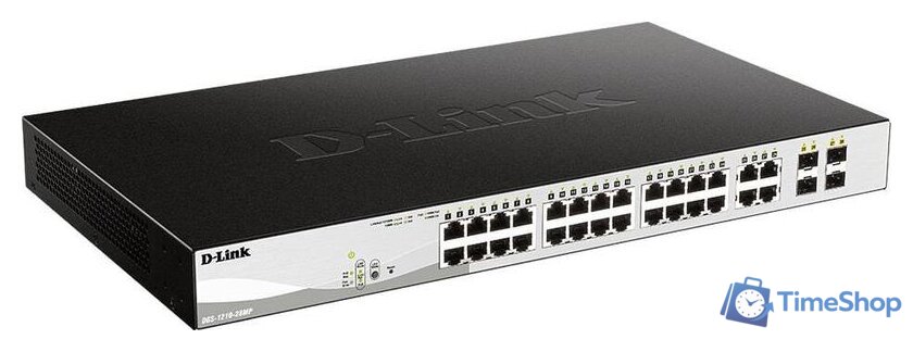 Управляемый коммутатор 2-го уровня D-Link DGS-1210-28MP/FL1A - Изображение №2 — Интернет-магазин Time-Shop