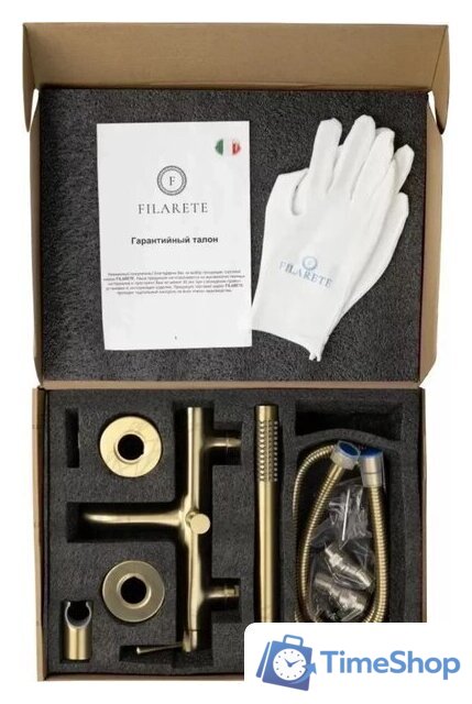 Смеситель Filarete Roun FL2120 (золото матовый) - Изображение №7 — Интернет-магазин Time-Shop