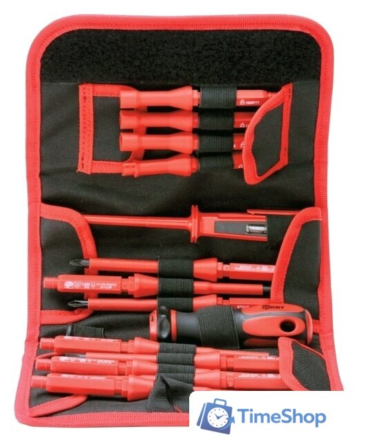 Набор отверток КВТ НИО-1113 (15 предметов) - Изображение №1 — Интернет-магазин Time-Shop