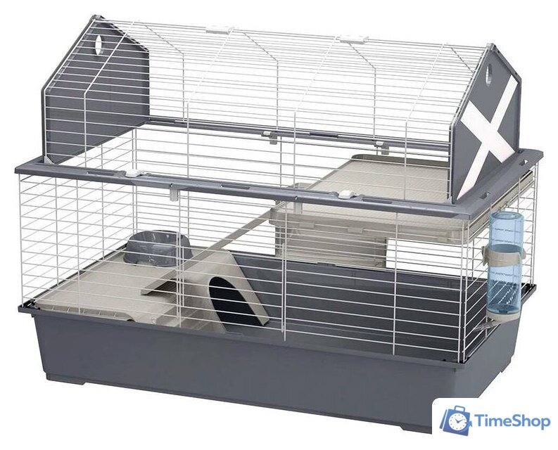 Клетка Ferplast Barn 80 57068021 (серый) - Изображение №1 — Интернет-магазин Time-Shop