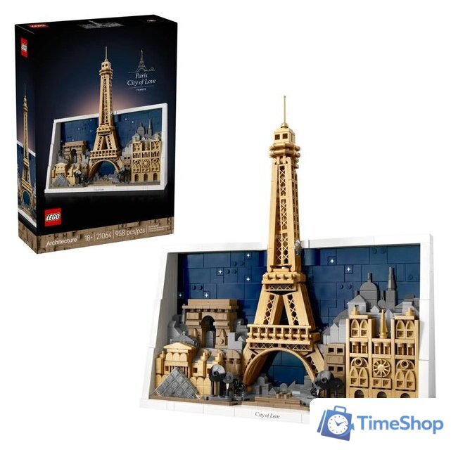 Конструктор LEGO Architecture 21064 Париж – Город Любви - Изображение №1 — Интернет-магазин Time-Shop