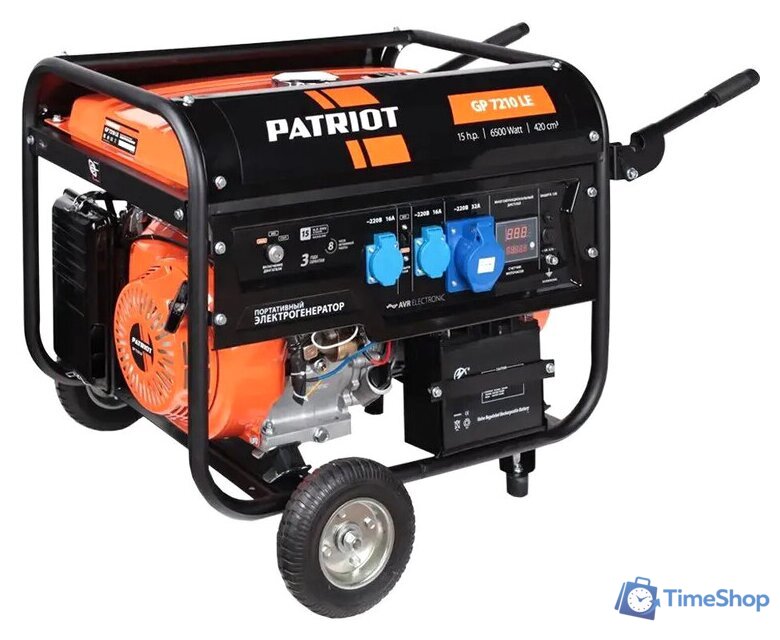 Бензиновый генератор Patriot GP 7210LE - Изображение №1 — Интернет-магазин Time-Shop