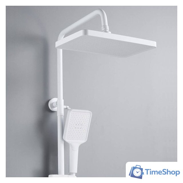 Душевая система  Shevanik S4436C (белый) - Изображение №4 — Интернет-магазин Time-Shop