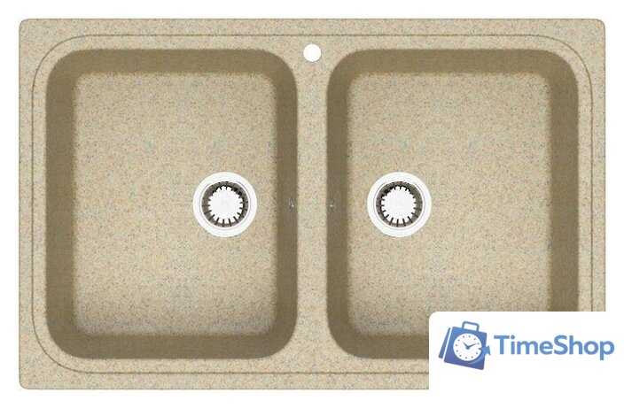 Кухонная мойка MARRBAXX Карельский камень модель 20/Q5 F020Q005 (песочный) - Изображение №1 — Интернет-магазин Time-Shop