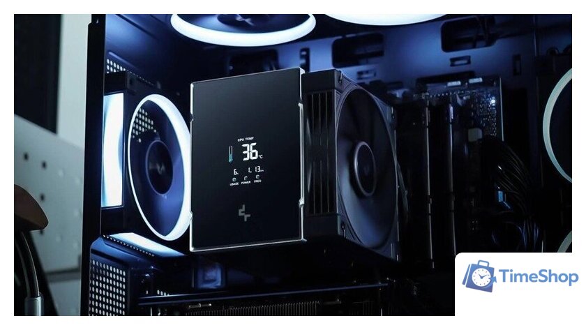 Кулер для процессора DeepCool AK500 G2 Digital NYX R-AK500G2-BKNNMN-GJD-1 - Изображение №11 — Интернет-магазин Time-Shop