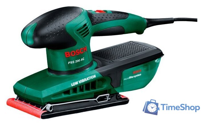 Эксцентриковая шлифмашина Bosch PSS 200 AC 0603340100 - Изображение №1 — Интернет-магазин Time-Shop