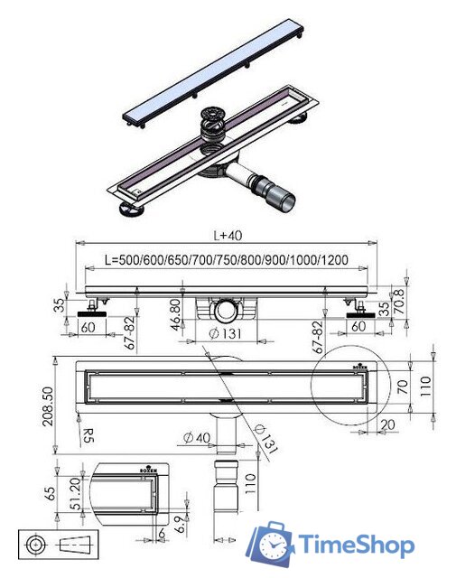 Трап/канал Roxen Supra Gold 91050-120GB - Изображение №21 — Интернет-магазин Time-Shop