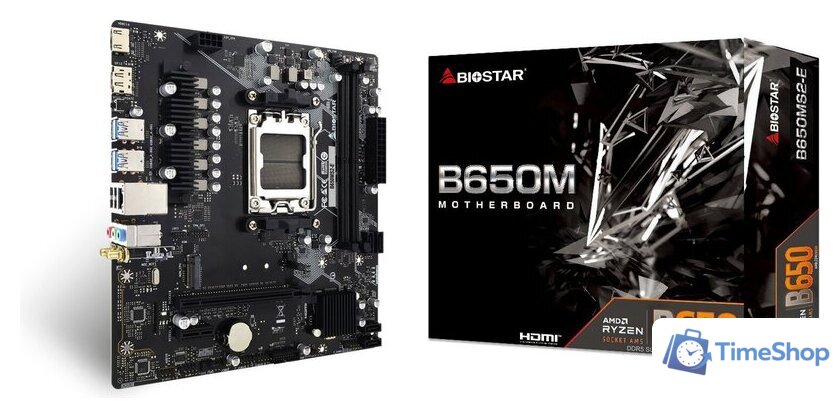 Материнская плата BIOSTAR B650MS2-E Ver. 6.0 - Изображение №4 — Интернет-магазин Time-Shop