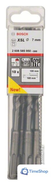 Набор буров Bosch 2608585950 (10 шт) - Изображение №1 — Интернет-магазин Time-Shop