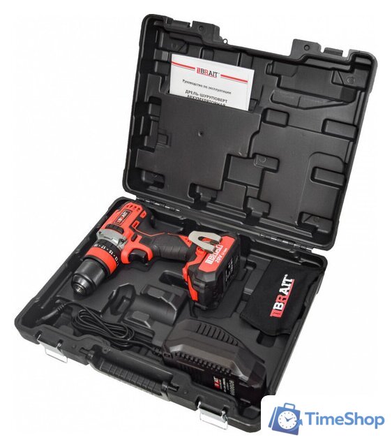 Ударная дрель-шуруповерт Brait BCDI20-2PUMBL PRO (с 1-м АКБ, кейс) - Изображение №5 — Интернет-магазин Time-Shop