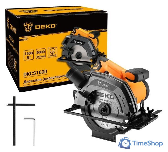 Дисковая (циркулярная) пила Deko DKCS1600 084-1026 - Изображение №1 — Интернет-магазин Time-Shop