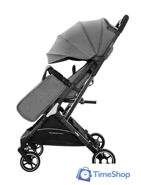 Коляска прогулочная «книга» Indigo Onyx (серый) - Изображение №13 — Интернет-магазин Time-Shop