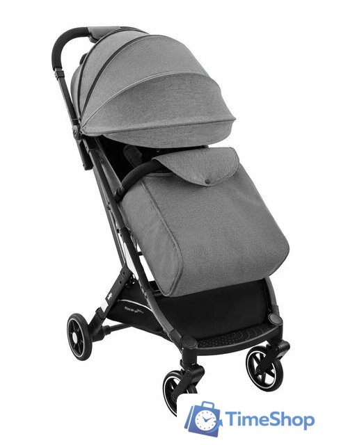 Коляска прогулочная «книга» Indigo Onyx (серый) - Изображение №10 — Интернет-магазин Time-Shop