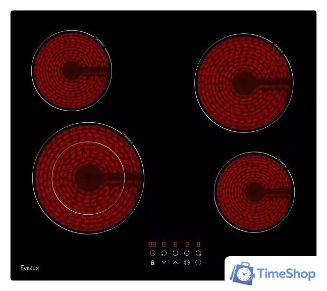 Варочная панель Evelux HEV 641 B - Изображение №1 — Интернет-магазин Time-Shop