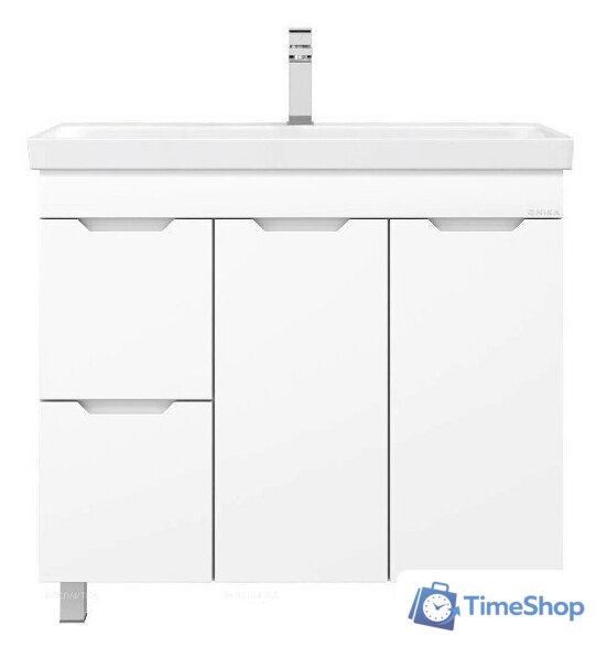  Onika Тумба под умывальник Айленд 90 109030 (с корзиной) - Изображение №1 — Интернет-магазин Time-Shop