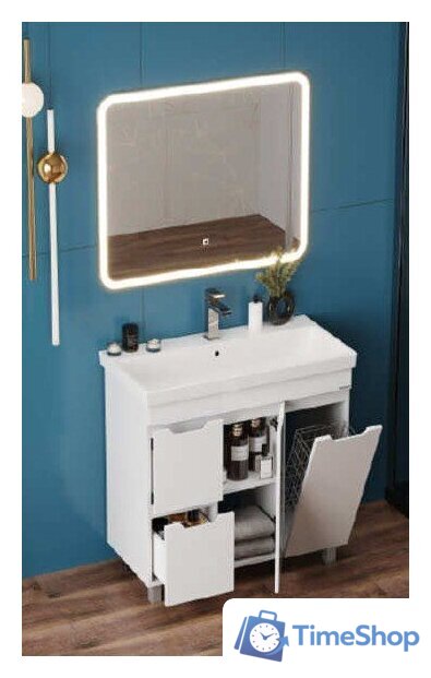  Onika Тумба под умывальник Айленд 90 109030 (с корзиной) - Изображение №3 — Интернет-магазин Time-Shop