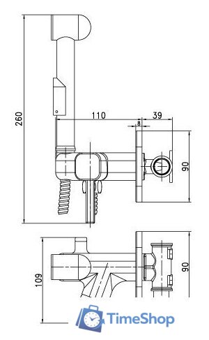 Гигиенический душ Lemark Solo LM7165C - Изображение №2 — Интернет-магазин Time-Shop