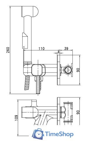 Гигиенический душ Lemark Solo LM7165C - Изображение №2 — Интернет-магазин Time-Shop