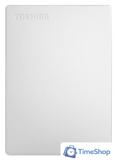 Внешний накопитель Toshiba Canvio Slim HDTD310ES3DA 1TB (серебристый) - Изображение №1 — Интернет-магазин Time-Shop