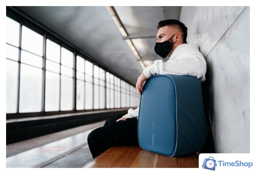 Городской рюкзак XD Design Bobby Hero Regular (голубой) - Изображение №36 — Интернет-магазин Time-Shop