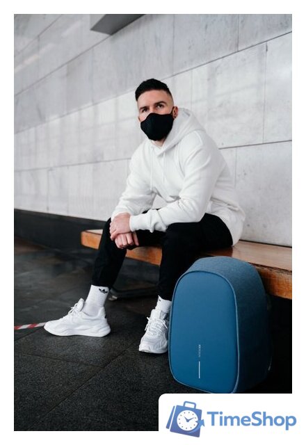 Городской рюкзак XD Design Bobby Hero Regular (голубой) - Изображение №37 — Интернет-магазин Time-Shop