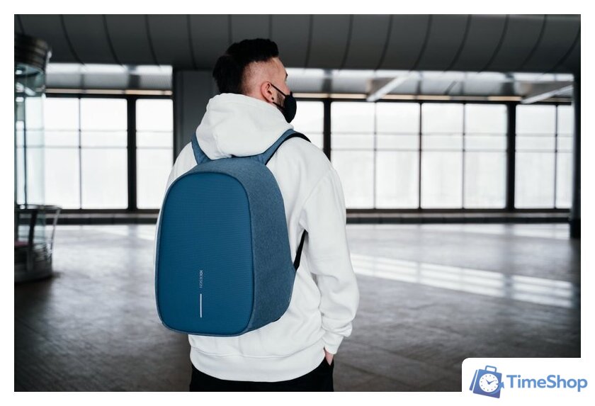 Городской рюкзак XD Design Bobby Hero Regular (голубой) - Изображение №24 — Интернет-магазин Time-Shop