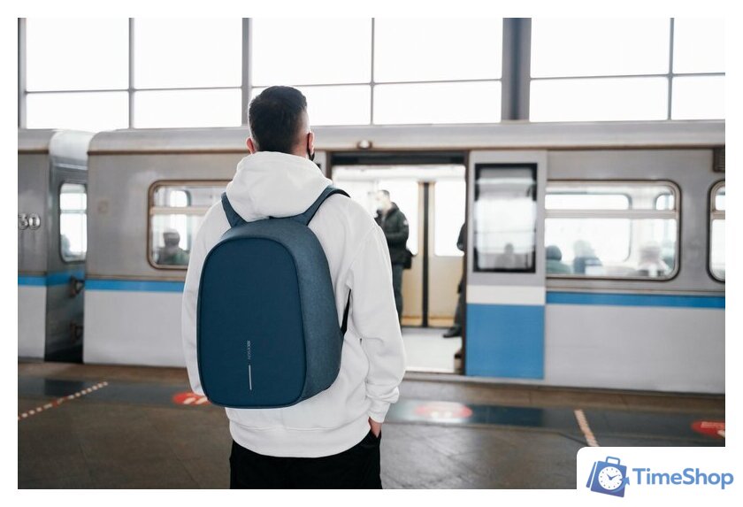 Городской рюкзак XD Design Bobby Hero Regular (голубой) - Изображение №26 — Интернет-магазин Time-Shop