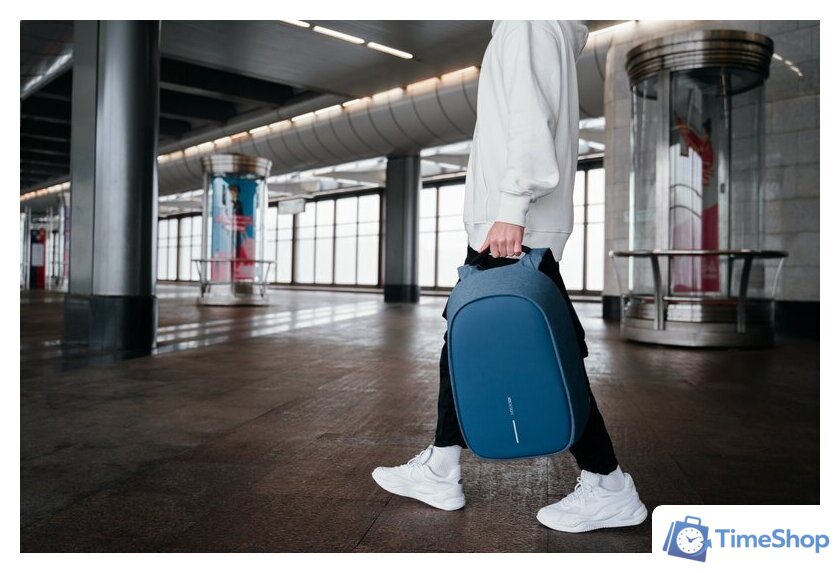 Городской рюкзак XD Design Bobby Hero Regular (голубой) - Изображение №39 — Интернет-магазин Time-Shop