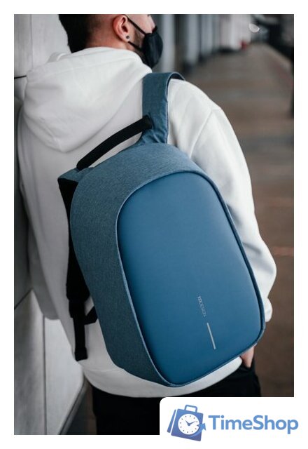 Городской рюкзак XD Design Bobby Hero Regular (голубой) - Изображение №23 — Интернет-магазин Time-Shop
