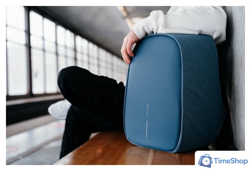 Городской рюкзак XD Design Bobby Hero Regular (голубой) - Изображение №35 — Интернет-магазин Time-Shop