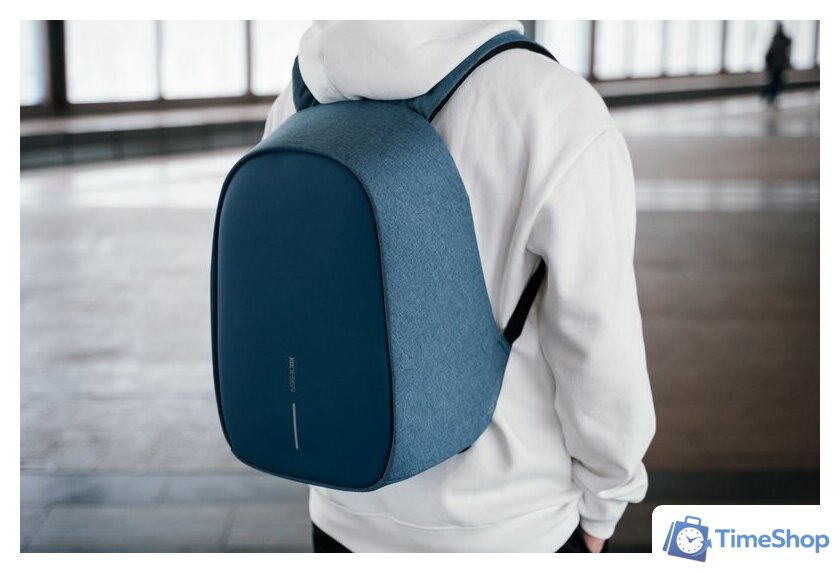 Городской рюкзак XD Design Bobby Hero Regular (голубой) - Изображение №30 — Интернет-магазин Time-Shop