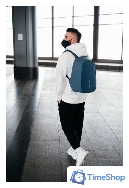 Городской рюкзак XD Design Bobby Hero Regular (голубой) - Изображение №32 — Интернет-магазин Time-Shop