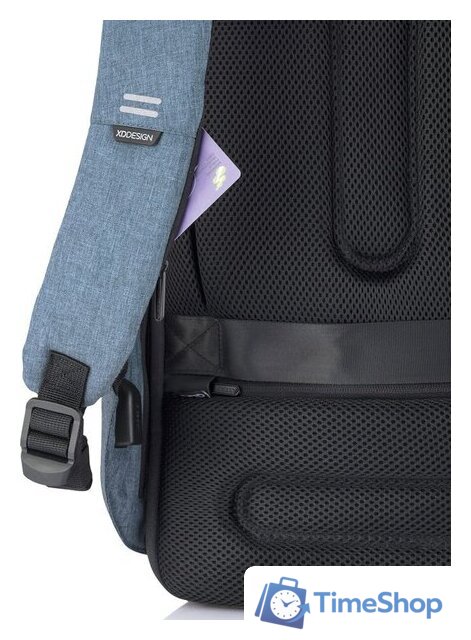 Городской рюкзак XD Design Bobby Hero Regular (голубой) - Изображение №15 — Интернет-магазин Time-Shop