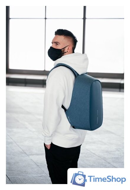 Городской рюкзак XD Design Bobby Hero Regular (голубой) - Изображение №33 — Интернет-магазин Time-Shop