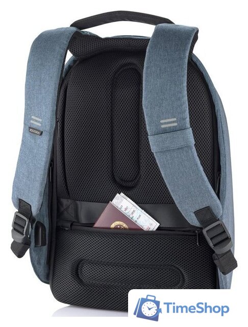 Городской рюкзак XD Design Bobby Hero Regular (голубой) - Изображение №7 — Интернет-магазин Time-Shop