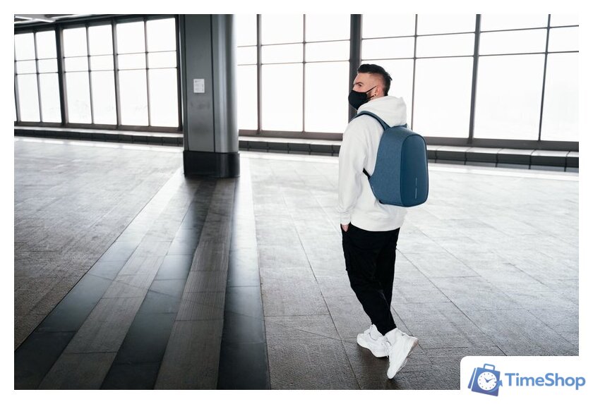 Городской рюкзак XD Design Bobby Hero Regular (голубой) - Изображение №31 — Интернет-магазин Time-Shop